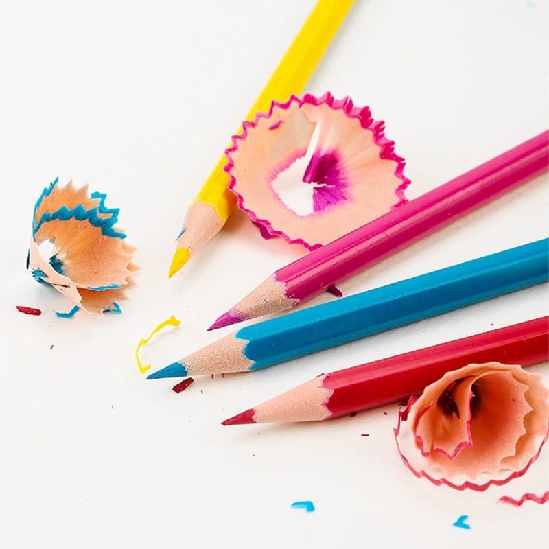 Oil-Based Color Pencil Set for Children’s Drawing: 12 Colors, 18 Colors, 24 Colors, 36 Colors, 48 Colors, Barrel-Pack Bulk Colored Pencils - Image 2