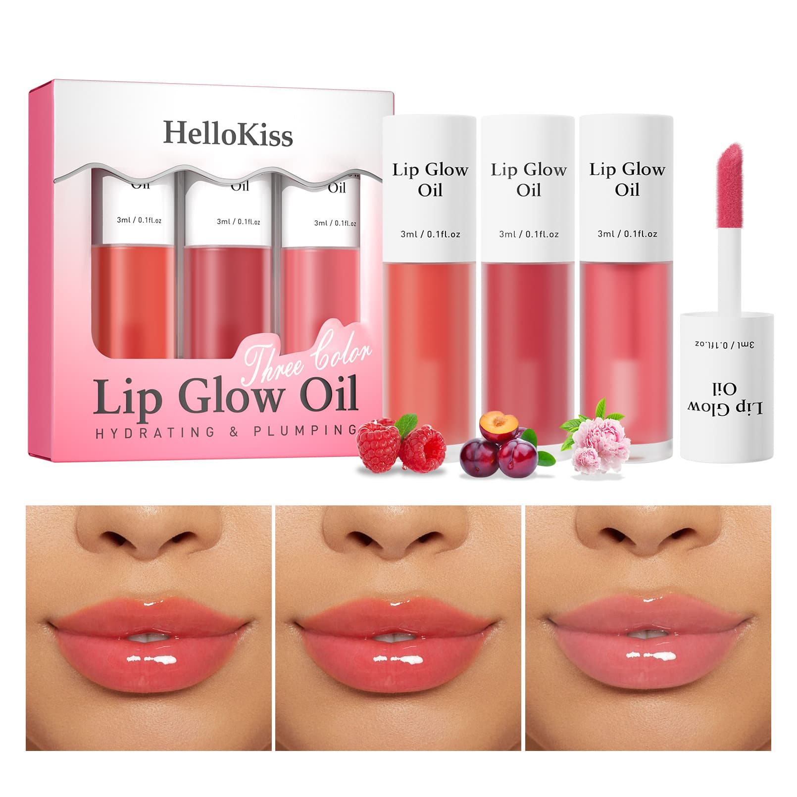 Lip Oil (Set of 3) Set A 