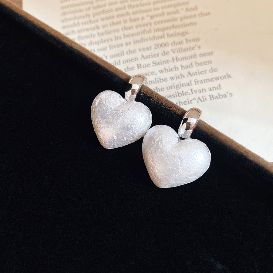 Pendientes coreanos con colgante de corazón 2026, súper bonitos, aretes de moda para mujer, accesorios elegantes y a la moda. - Image 5