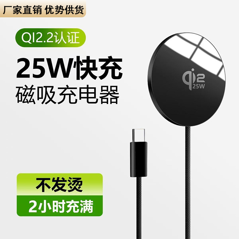 【Artículo negro】25W/1 metro cable trenzado