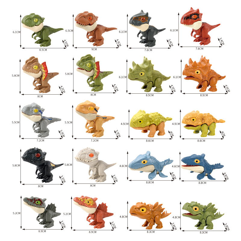 20 dinosaur teeth-biting creatures