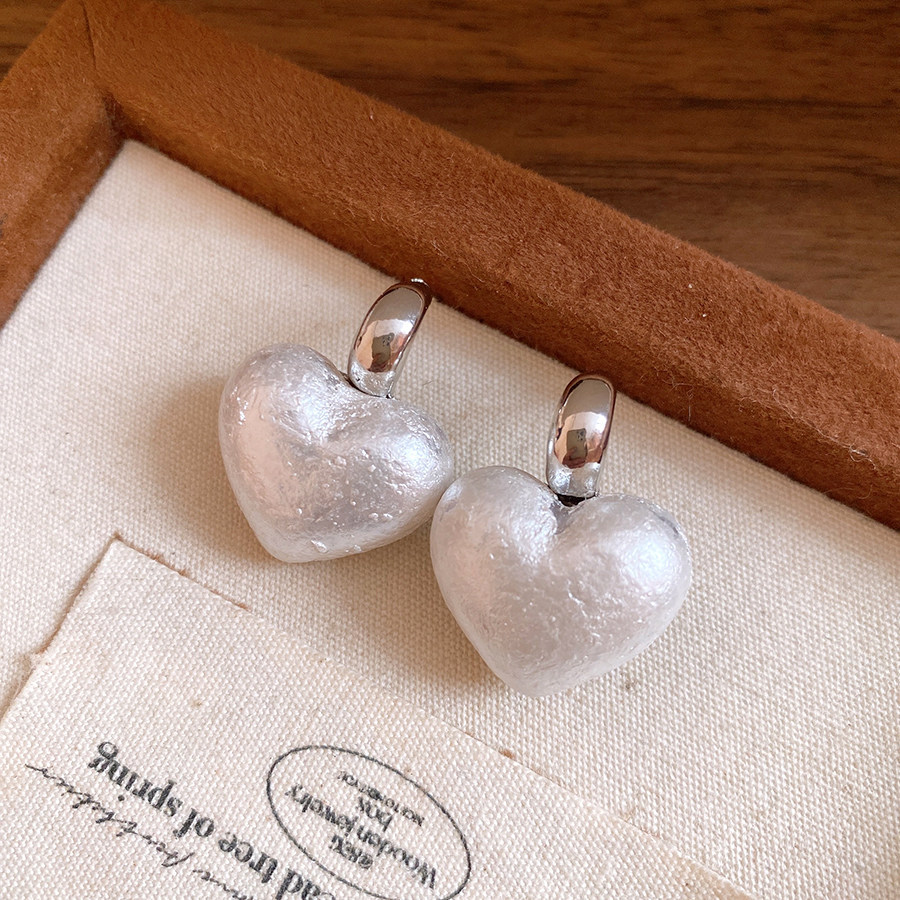 Pendientes coreanos con colgante de corazón 2026, súper bonitos, aretes de moda para mujer, accesorios elegantes y a la moda. - Image 3