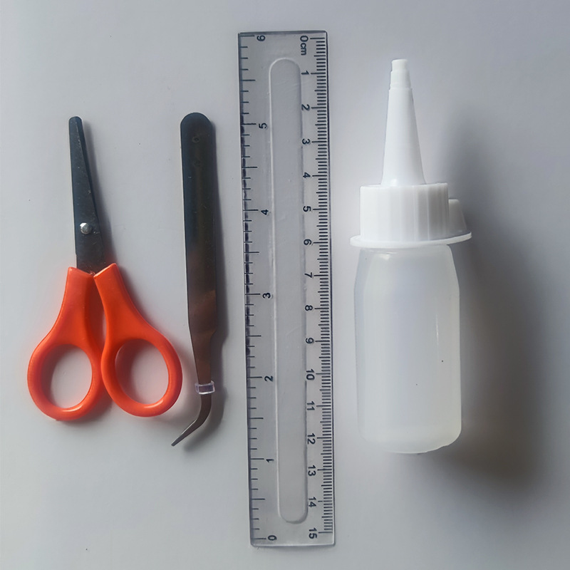 3 tools + 1 alcohol glue