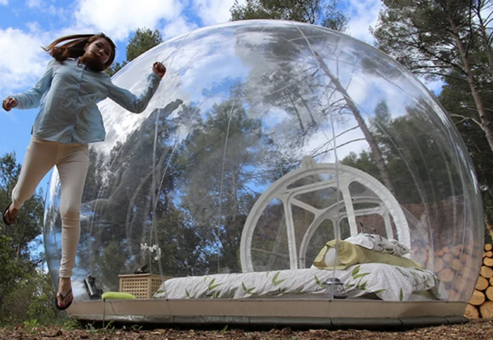 inflatable transparent dome tent